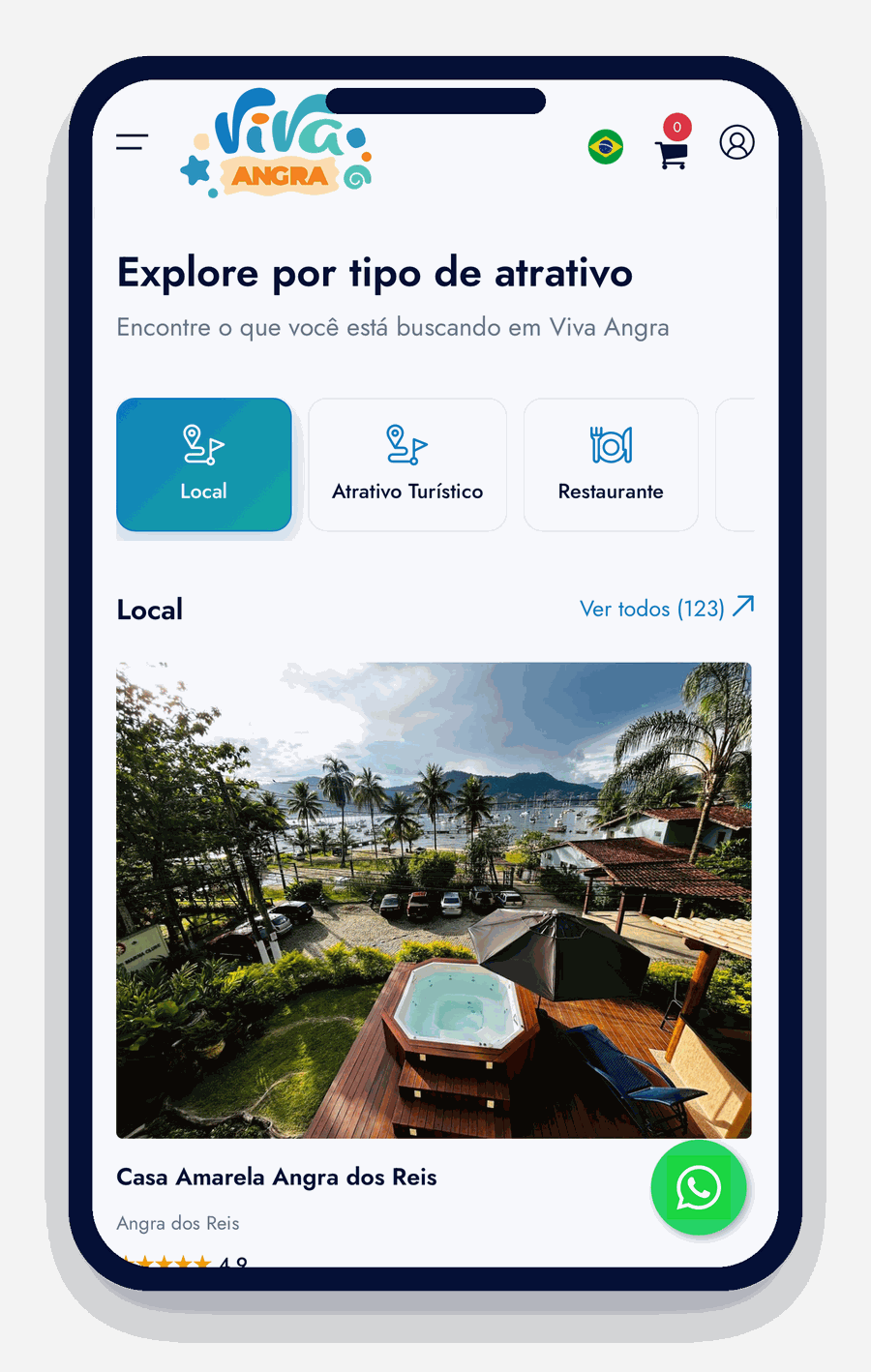 Mais de 120 locais de Angra já catalogados